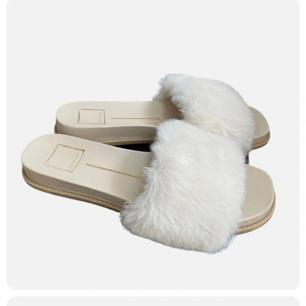 Dolce Vita Fur Slide - Picture 2 of 6